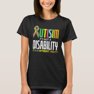 Koel autisme geen handicap alleen maar een andere t-shirt