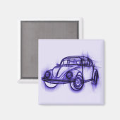 Koel autoketch in Paars Magneet (Voorkant / Achterkant)