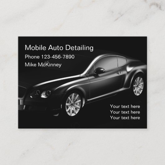 Koel automatisch gegevens visitekaartje (Voorkant)