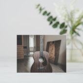 Koel basgitaar briefkaart (Staand voorkant)