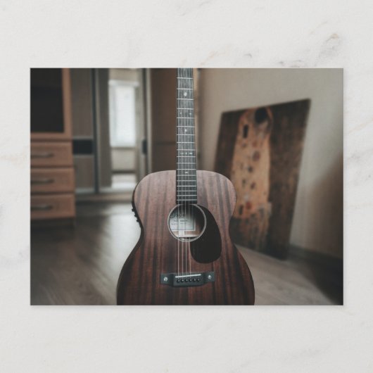 Koel basgitaar briefkaart (Voorkant)
