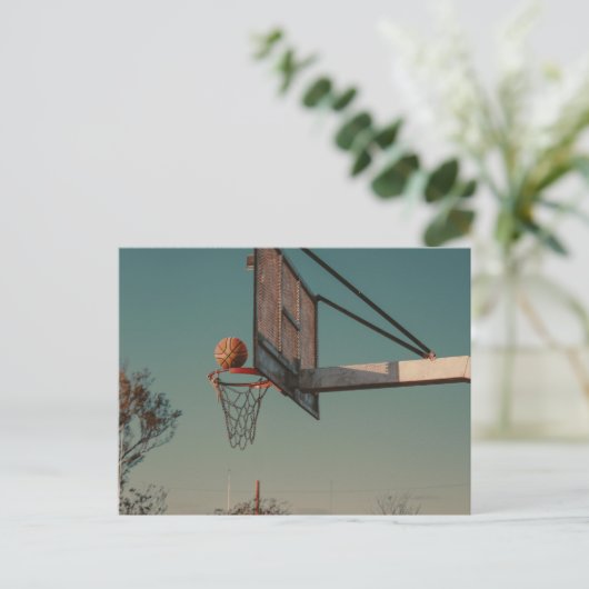 Koel Basketball Briefkaart (Staand voorkant)