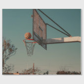 Koel Basketball Cadeaupapier (Vlak)