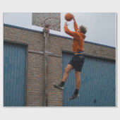 Koel Basketball Cadeaupapier (Vlak)