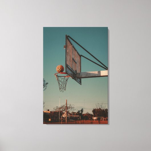 Koel Basketball Canvas Afdruk (Voorkant)