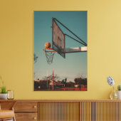 Koel Basketball Canvas Afdruk (Insitu (Woonkamer))