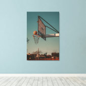 Koel Basketball Canvas Afdruk (Insitu (Houten vloer))