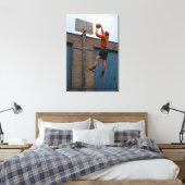 Koel Basketball Canvas Afdruk (Insitu (Slaapkamer))