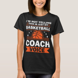Koel Basketball Coach voor mannen Team Basketbal T-shirt