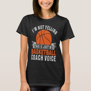 Koel Basketball Coach voor mannen Team Basketbal T-shirt