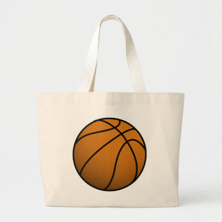 Koel Basketball- en Aangepaste sport-B-balken Grote Tote Bag