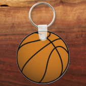 Koel Basketball- en Aangepaste sport-B-balken Sleutelhanger (Voorkant)
