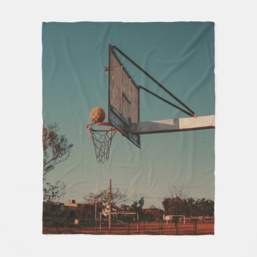 Koel Basketball Fleece Deken (Voorkant)