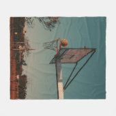 Koel Basketball Fleece Deken (Voorkant (Horizontaal))