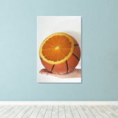 Koel Basketball-ontwerp Canvas Afdruk (Insitu (Houten vloer))
