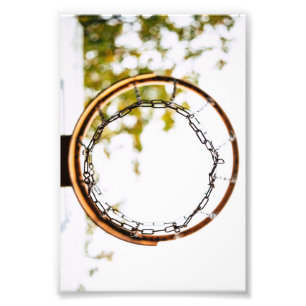 Koel Basketball-ontwerp Foto Afdruk