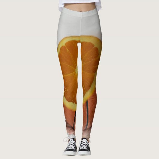 Koel Basketball-ontwerp Leggings (Voorkant)