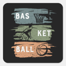 Koel Basketball-ontwerp met drie kleuren