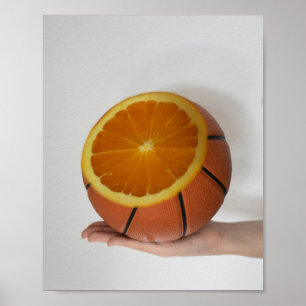 Koel Basketball-ontwerp Poster