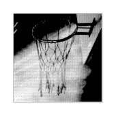 Koel Basketball-ontwerp Rubberstempel (Afrduk)