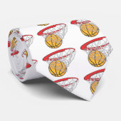 Koel Basketball Shoot in Ring Net Shirt Stropdas (Opgerold)