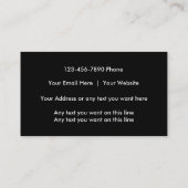 Koel Basketball-Visitekaartjes Visitekaartje (Achterkant)