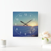 Koel Beach Vierkante Klok (Huis)