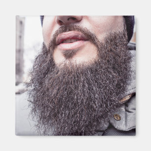 Koel Beard en Mustache magnet