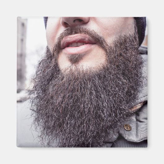 Koel Beard en Mustache magnet (Voorkant)