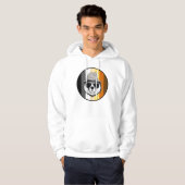 Koel Beer in Pet en zonnebril. Beer Pride. Hoodie (Voorkant volledig)