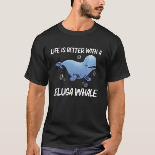 Koel Beluga-walvis voor mannen Orca-walvissen, beh T-shirt