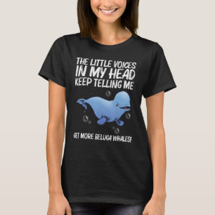 Koel Beluga-walvis voor mannen Orca-walvissen, beh T-shirt