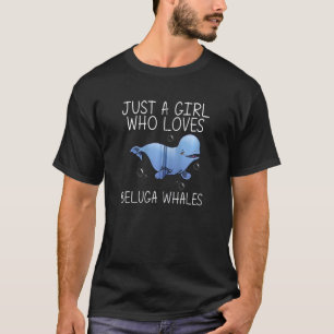 Koel Beluga walvis voor meisjes Kinder orca walvis T-shirt