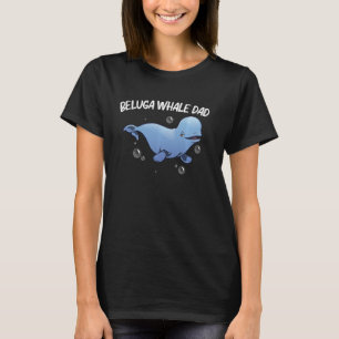 Koel Beluga walvis voor vader papper Orca walvis T-shirt