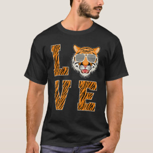 Koel-bengalige tijger met schimmelbek t-shirt