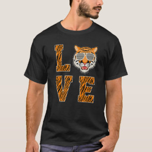 Koel-bengalige tijger met schimmelbek t-shirt