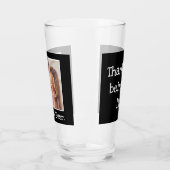 Koel Beste vader ooit Foto gepersonaliseerd zwart  Glas (Links)