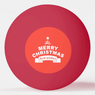 Koel beste wensen voor het spel pingpongbal