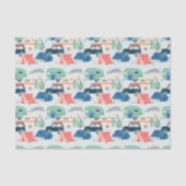 koel betegeld kampeerpatroon tissuepapier (Voorkant)