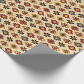 Koel betegeld Western patroon Cadeaupapier (Hoek)