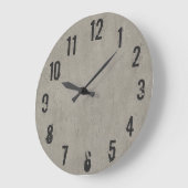 Koel beton Draag wandklok (Hoek)