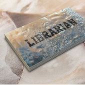 Koel bevroren Ice Librarian Visitekaartje