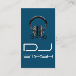 Koel Blau DJ Muziekmuziek Visitekaartje