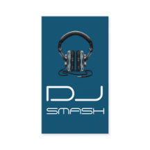 Koel Blau DJ Muziekmuziek Visitekaartje