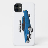 Koel blauw 1959 klassieke auto Case-Mate iPhone case (Achterkant)