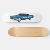Koel blauw 1959 klassieke auto persoonlijk skateboard (Horizontaal)