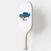Koel blauw 1959 klassieke auto pickleball paddle (Links)