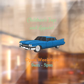 Koel blauw 1959 klassieke auto raamsticker (Vel 2)