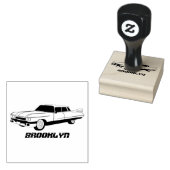 Koel blauw 1959 klassieke auto rubberstempel (Gestempeld)