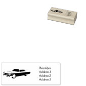Koel blauw 1959 klassieke auto rubberstempel (Gestempeld)